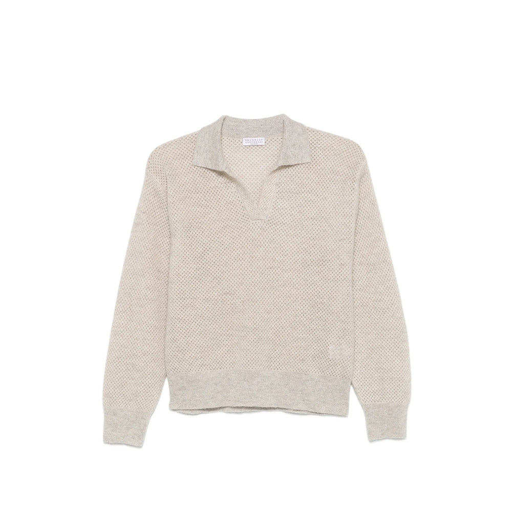 Brunello Cucinelli Neutrals Knitwear - Jumpers Women BRUNELLO CUCINELLI