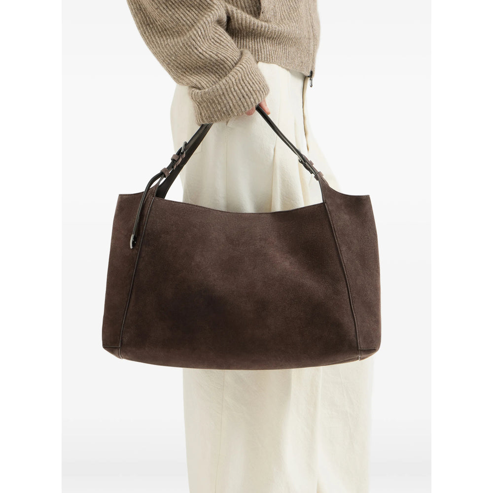Brunello Cucinelli Brown Tote Bags Women BRUNELLO CUCINELLI