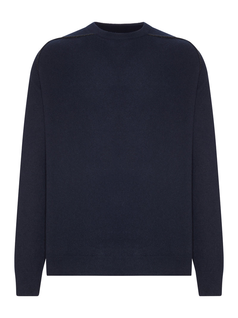 Maison Margiela Men Crewneck Sweater In Virgin Wool MAISON MARGIELA