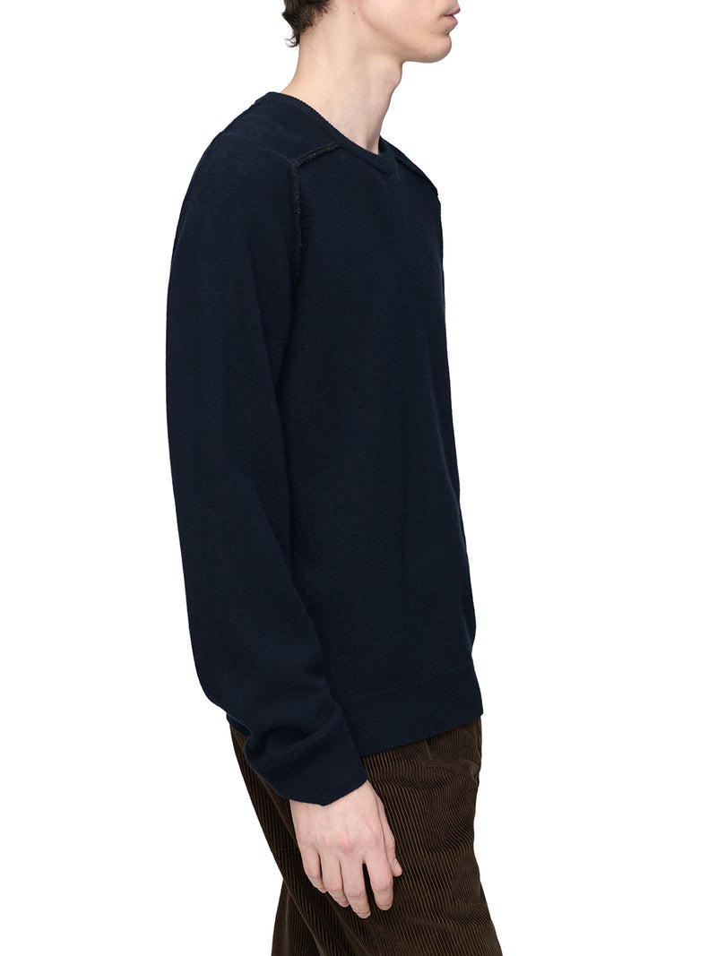 Maison Margiela Men Crewneck Sweater In Virgin Wool MAISON MARGIELA