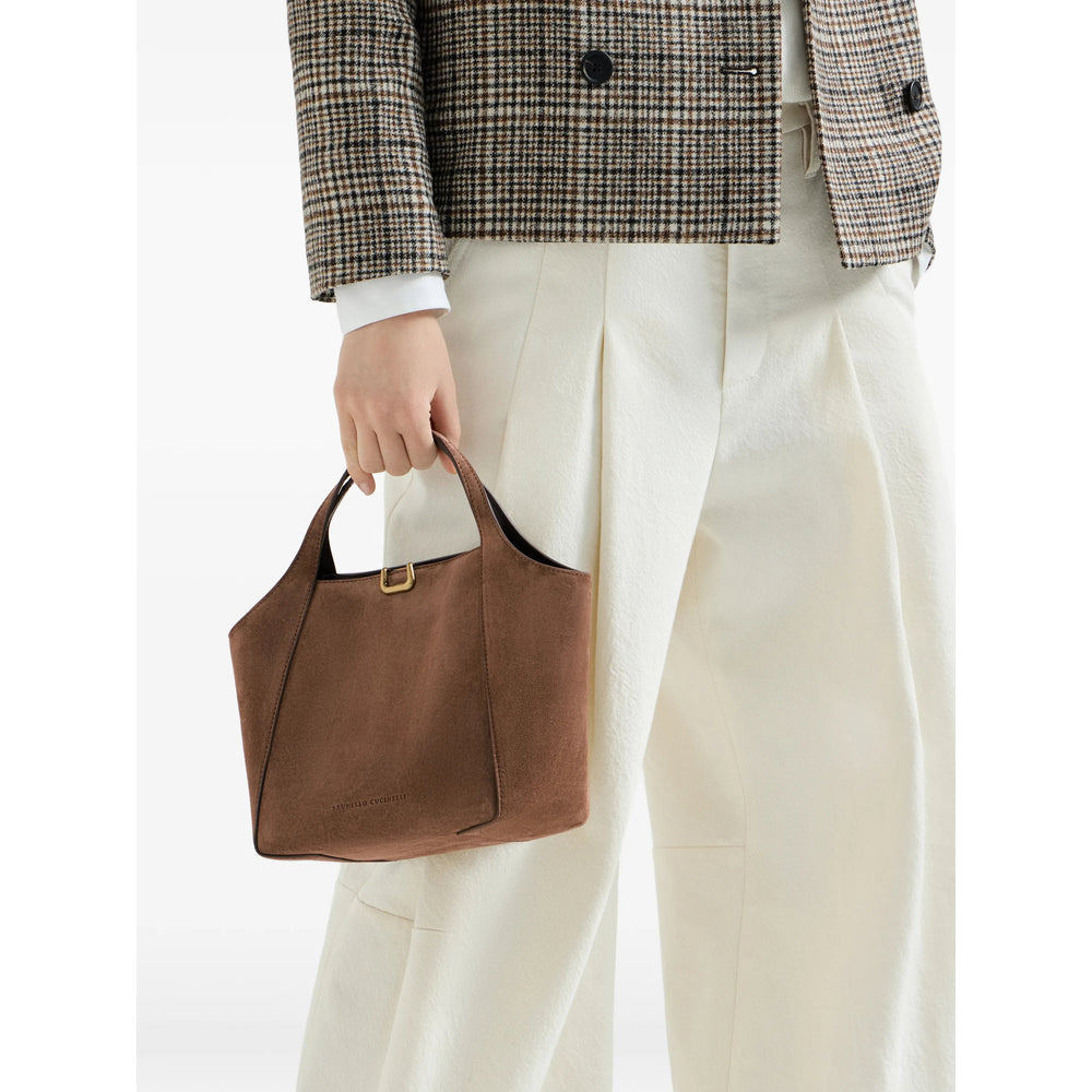 Brunello Cucinelli Brown Bucket Bags Women
