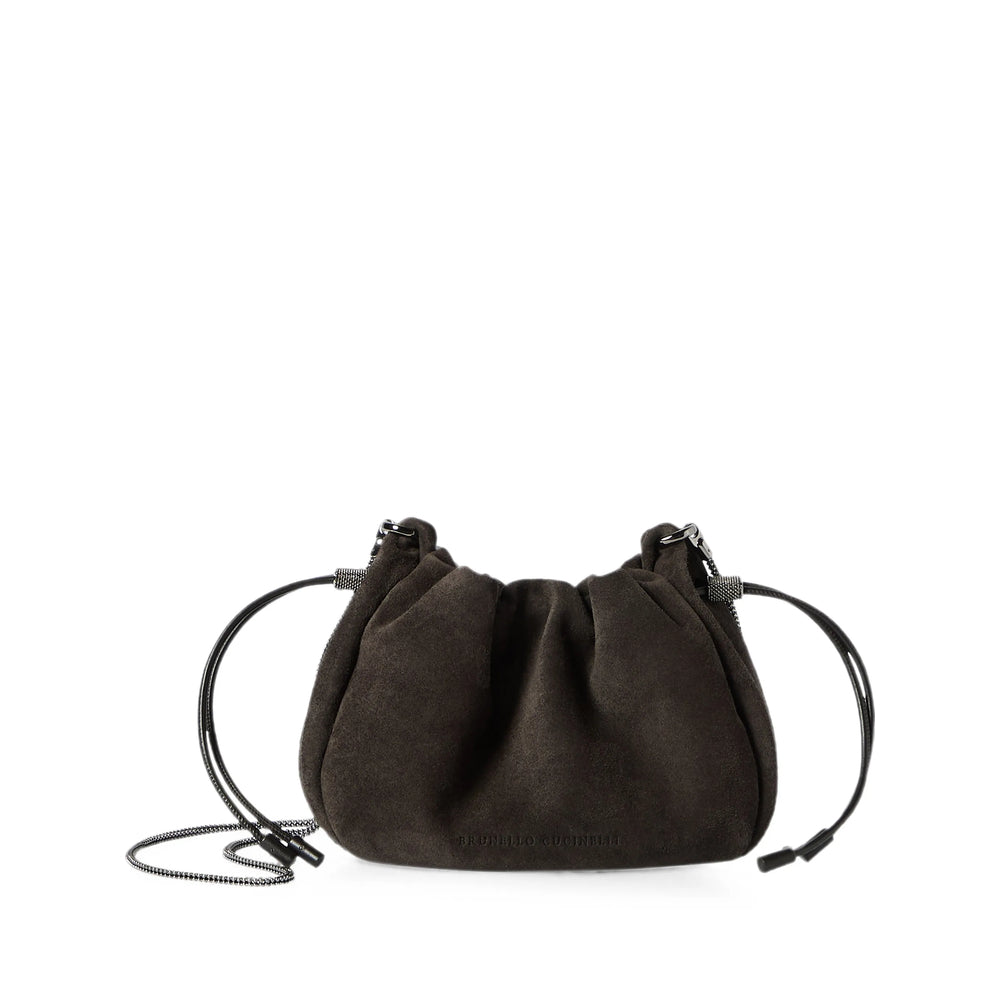 Brunello Cucinelli Brown Shoulder Bags Women BRUNELLO CUCINELLI