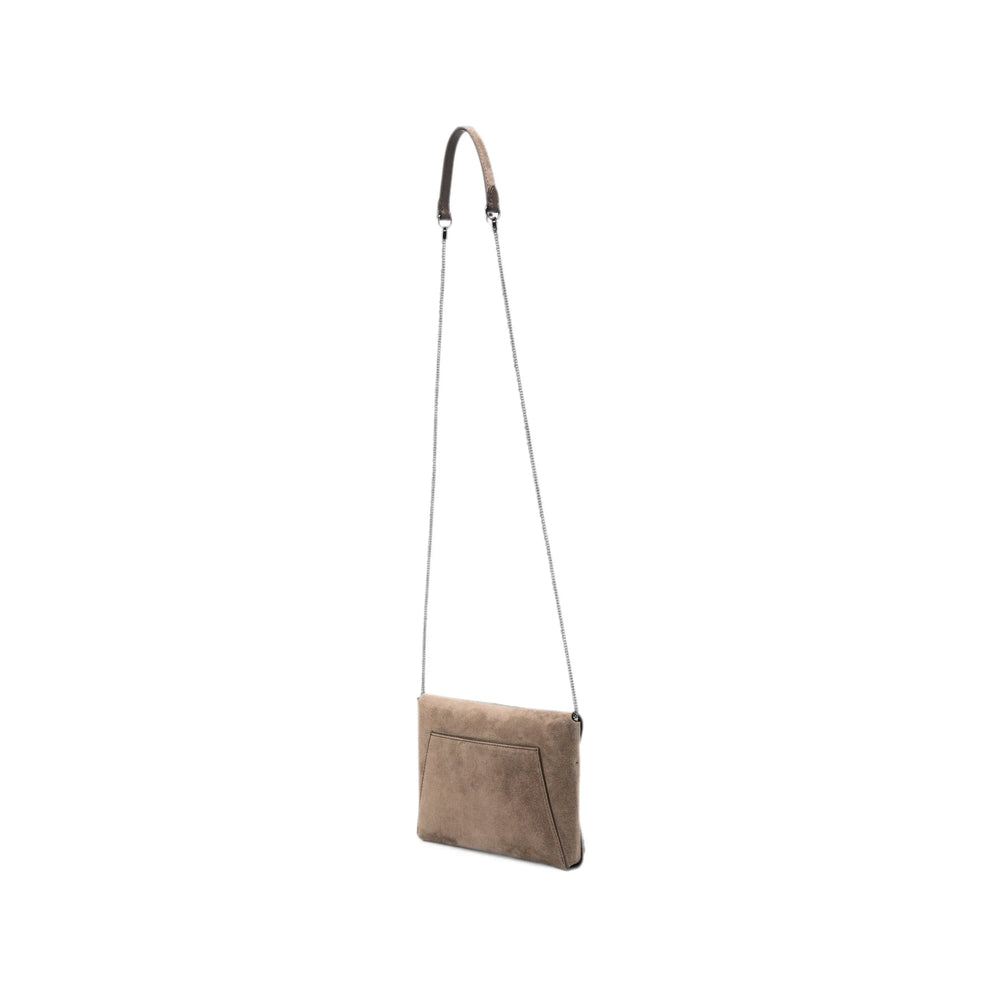 Brunello Cucinelli Brown Clutch Bags Women BRUNELLO CUCINELLI