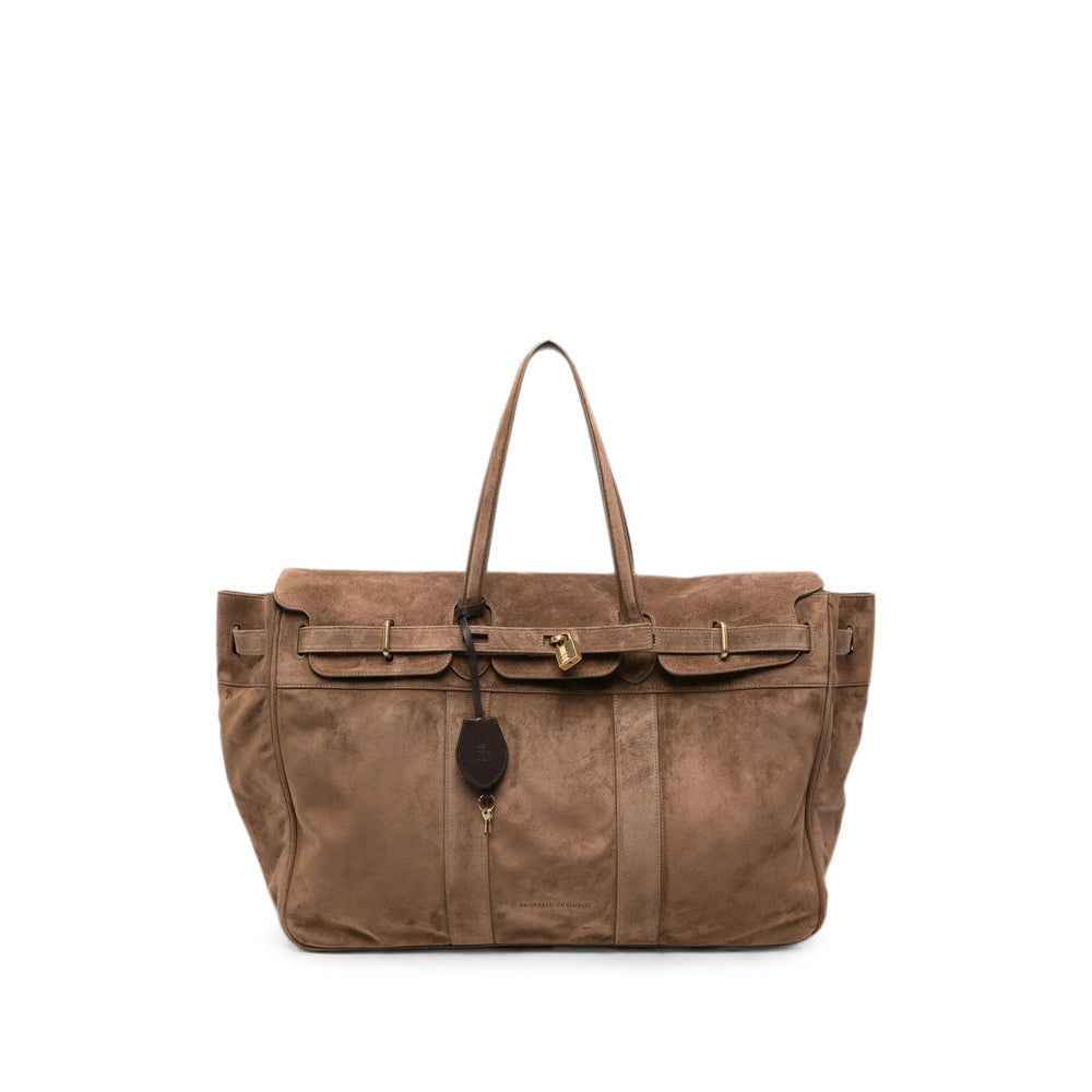 Brunello Cucinelli Brown Tote Bags Women BRUNELLO CUCINELLI