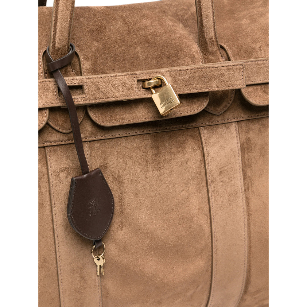 Brunello Cucinelli Brown Tote Bags Women BRUNELLO CUCINELLI
