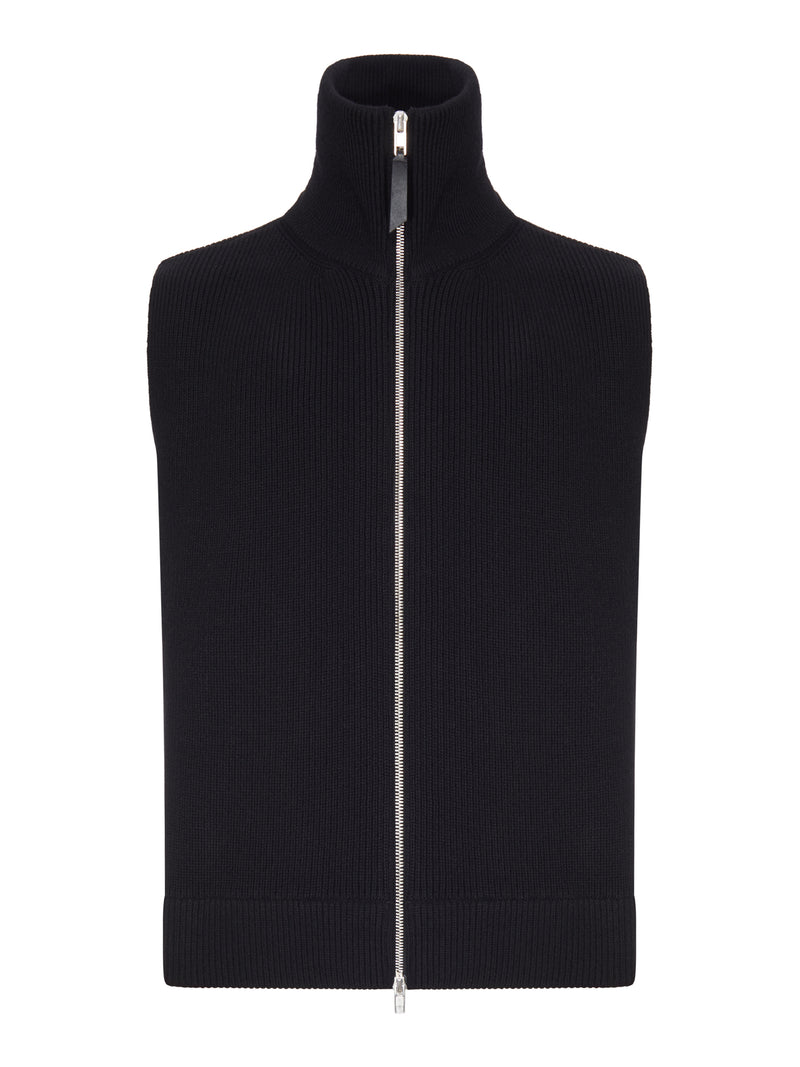 Maison Margiela Men Zip Knit Gilet MAISON MARGIELA