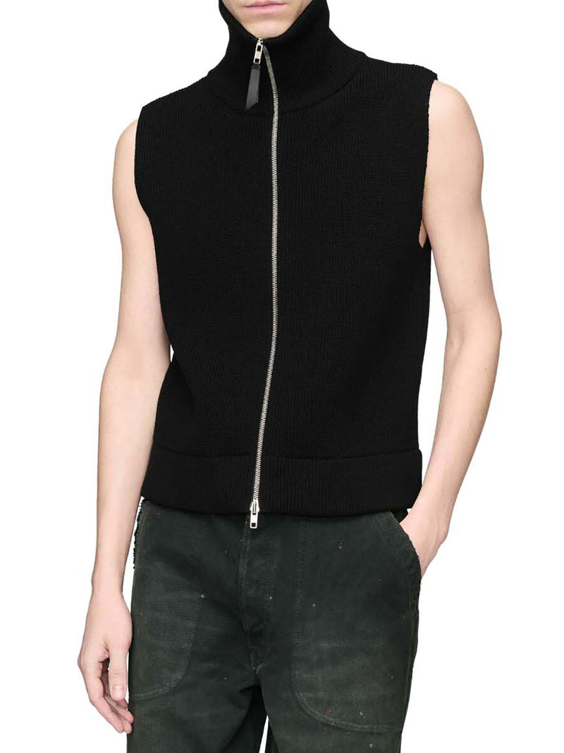 Maison Margiela Men Zip Knit Gilet MAISON MARGIELA
