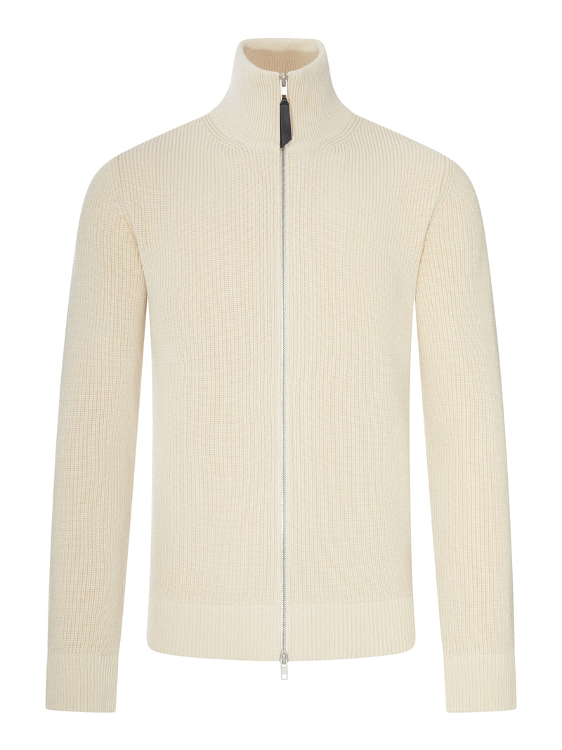 Maison Margiela Men Jersey Knit Cardigan With Zip MAISON MARGIELA