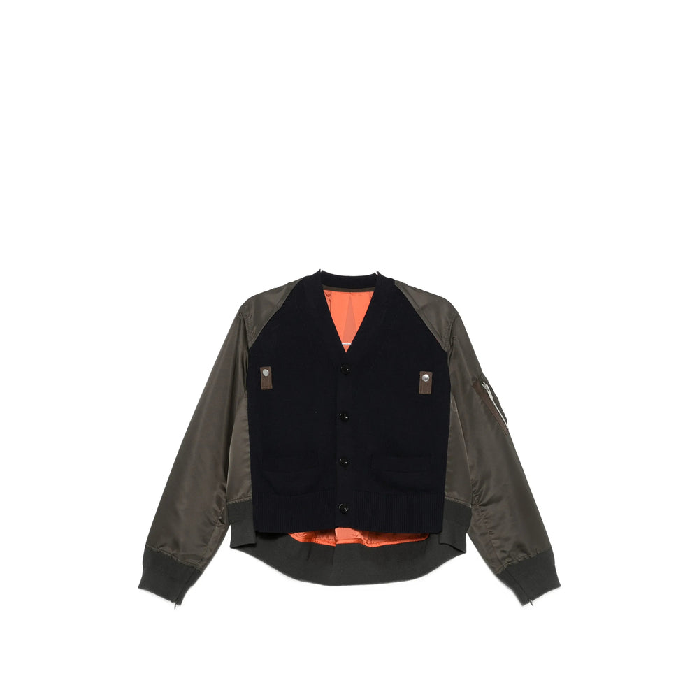 Sacai Blue Tops - Cardigans Women SACAI