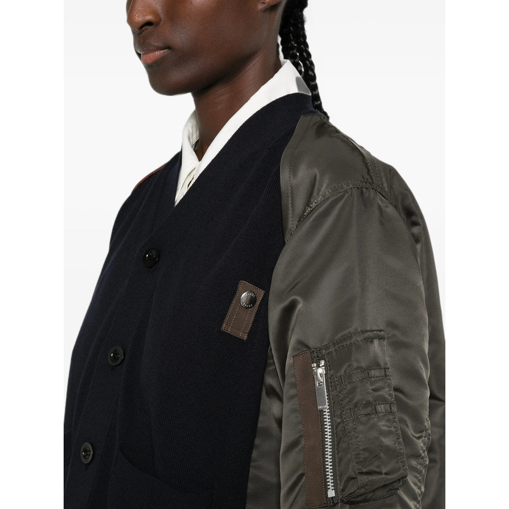 Sacai Blue Tops - Cardigans Women SACAI