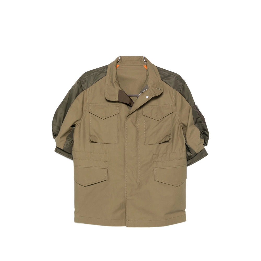 Sacai Green Jackets - Military Jackets Women SACAI