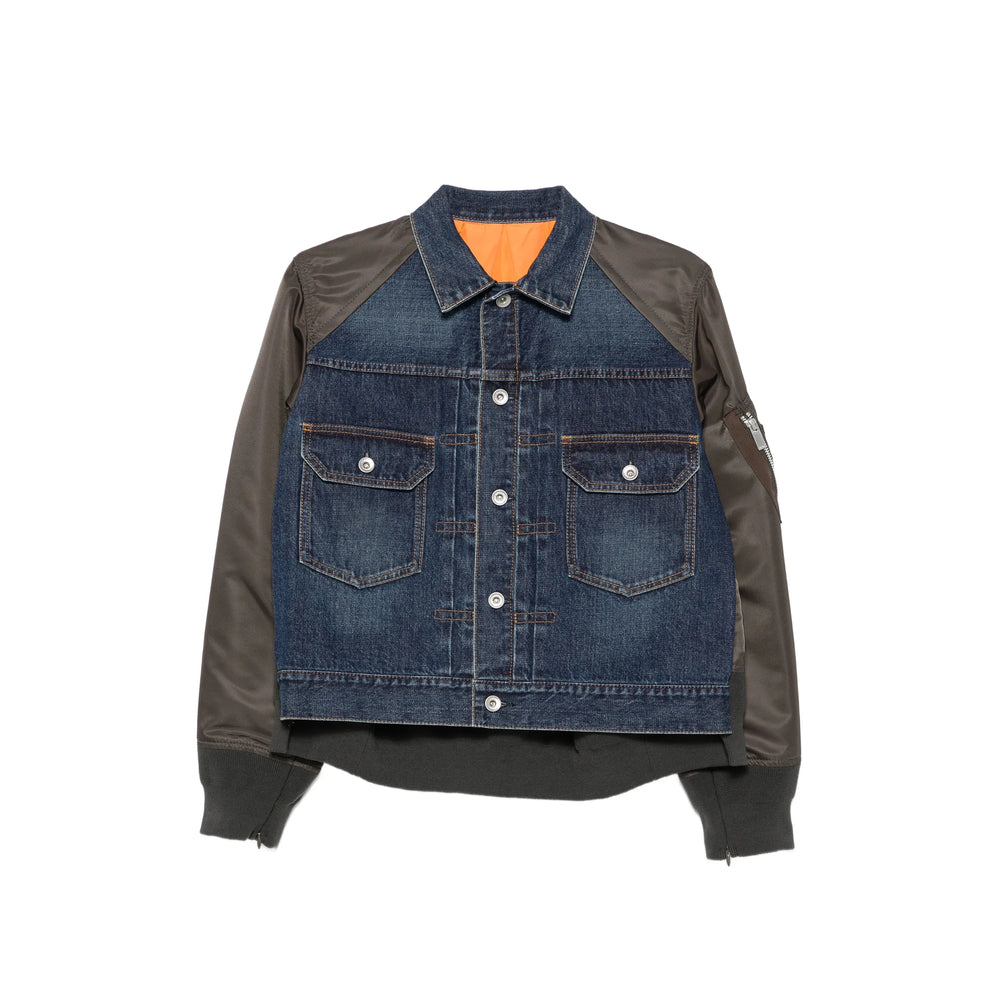 Sacai Blue Jackets - Bomber Jackets Women SACAI