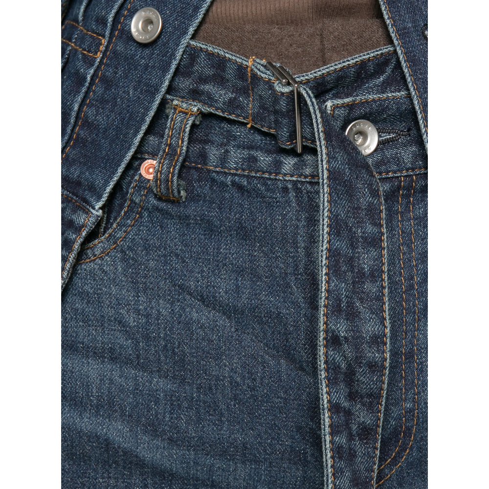 Sacai Blue Trousers - Straight Trousers Women SACAI