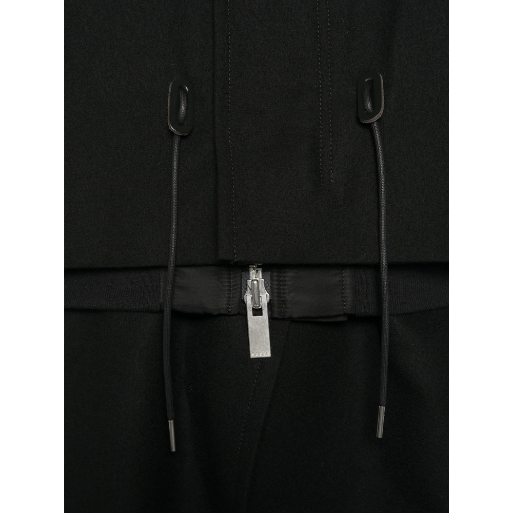 Sacai Black Coats - Military Coats Women SACAI