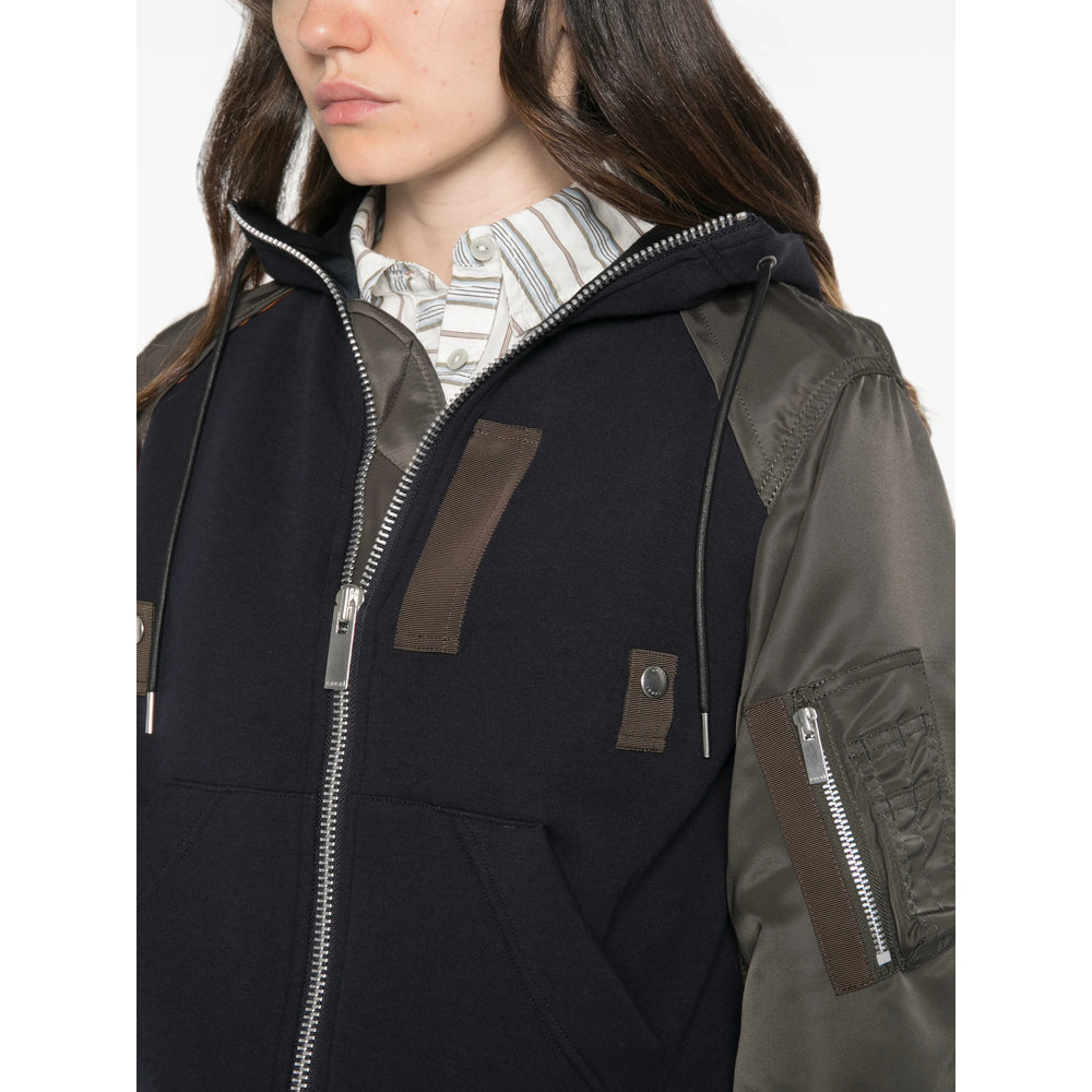 Sacai Black Jackets - Bomber Jackets Women SACAI