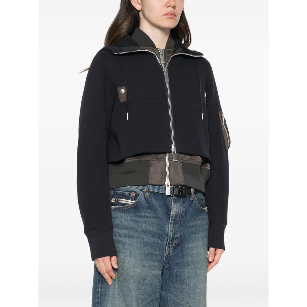 Sacai Blue Jackets - Bomber Jackets Women SACAI