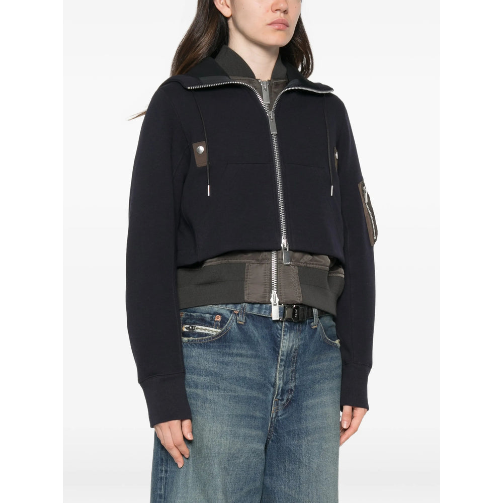 Sacai Black Jackets - Bomber Jackets Women SACAI