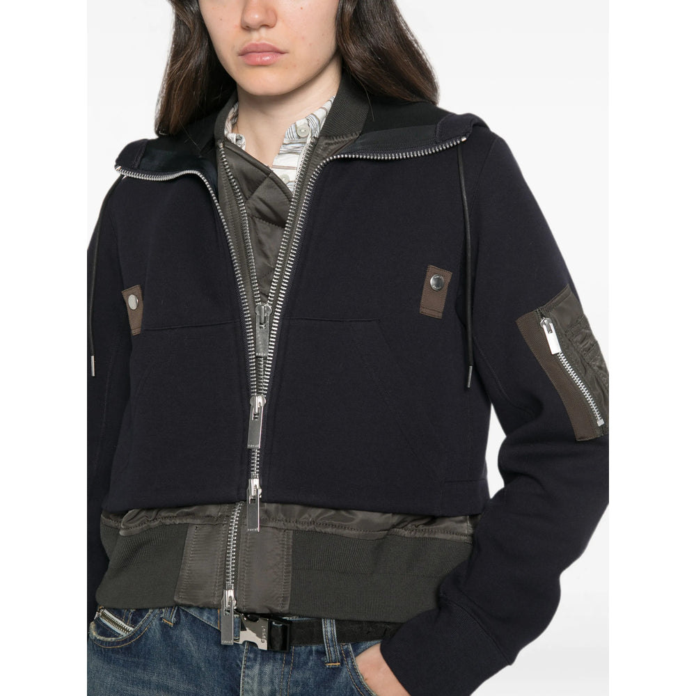 Sacai Black Jackets - Bomber Jackets Women SACAI
