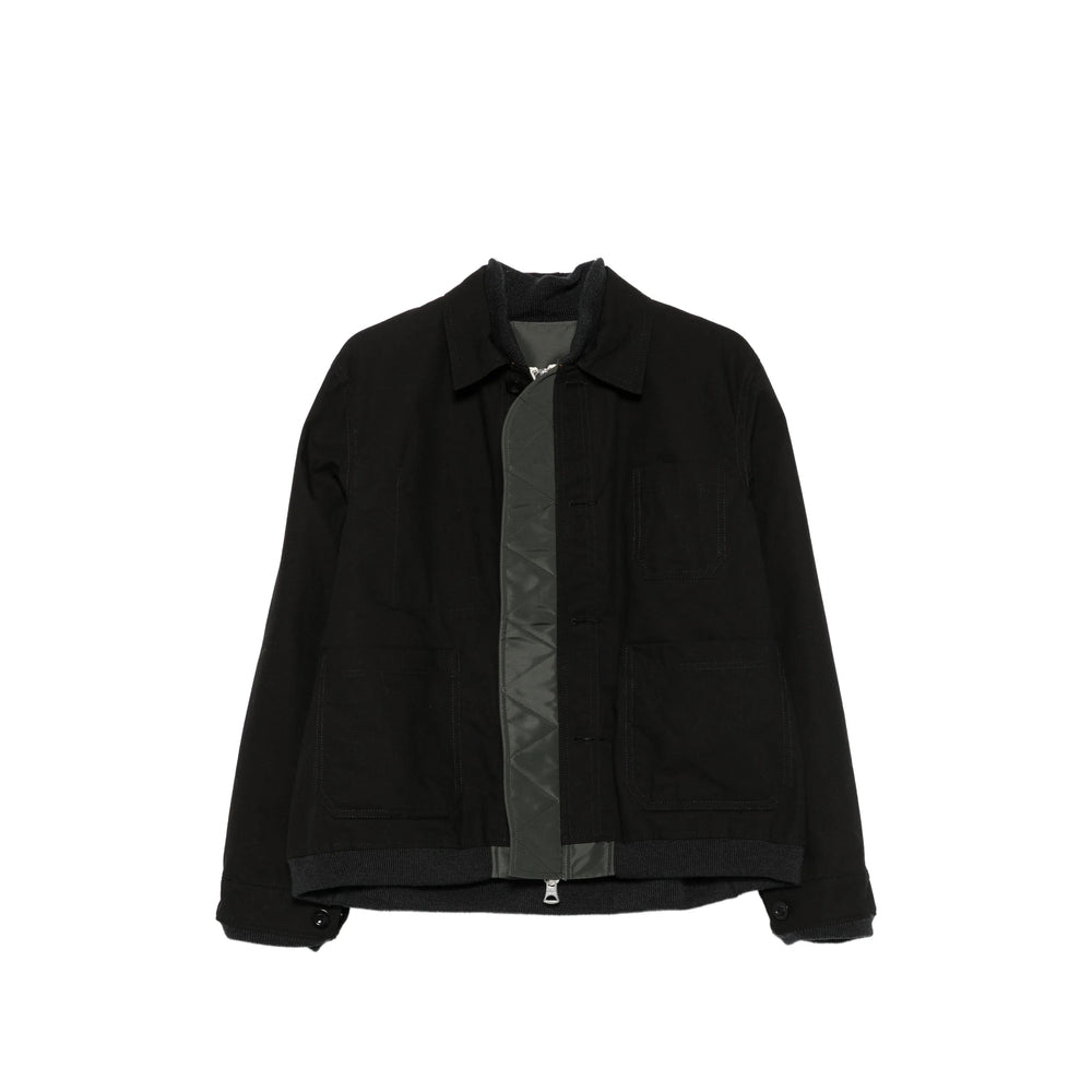 Sacai Black Jackets - Bomber Jackets Men SACAI