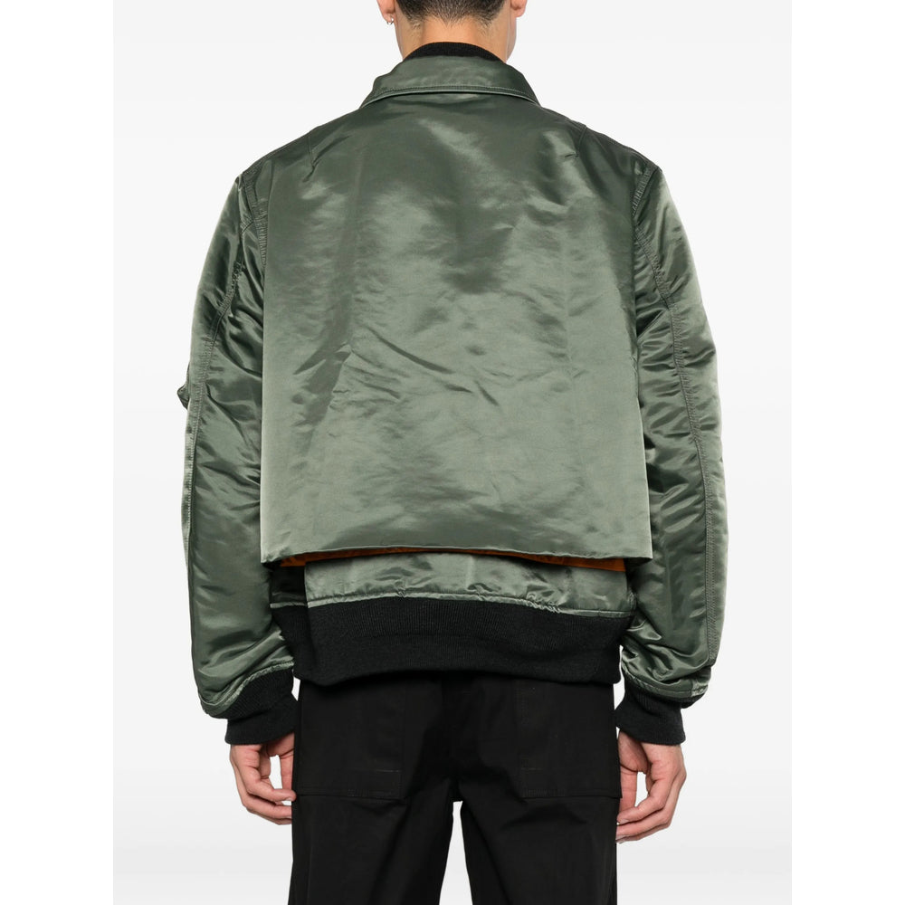 Sacai Green Jackets - Bomber Jackets Men SACAI
