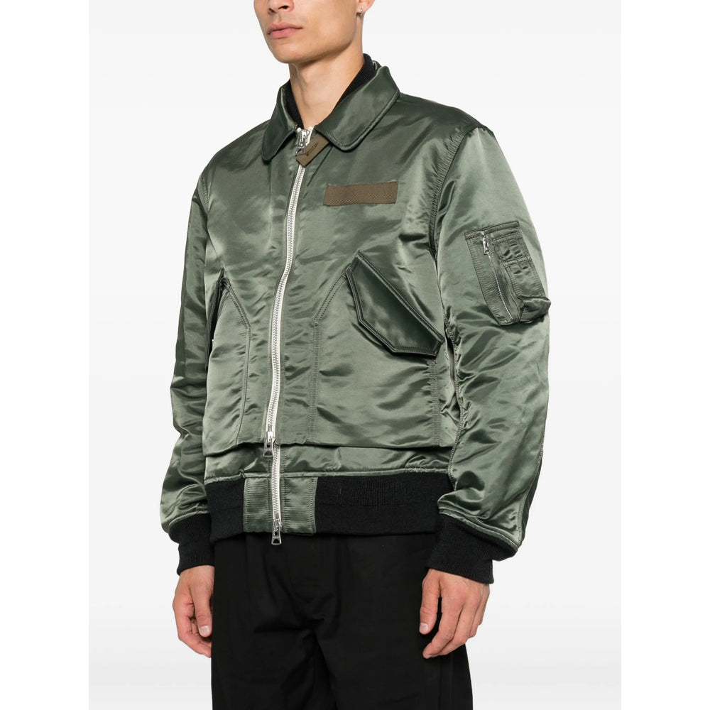 Sacai Green Jackets - Bomber Jackets Men SACAI