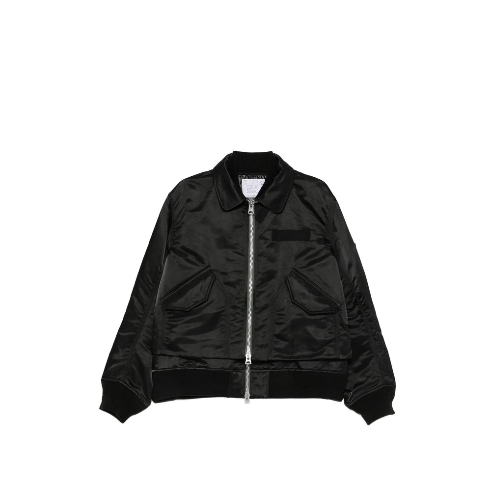 Sacai Black Jackets - Bomber Jackets Men SACAI