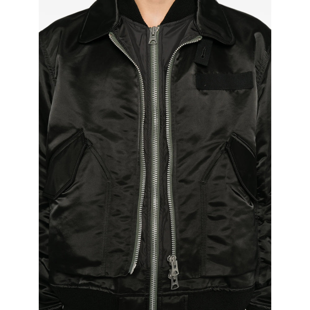 Sacai Black Jackets - Bomber Jackets Men SACAI