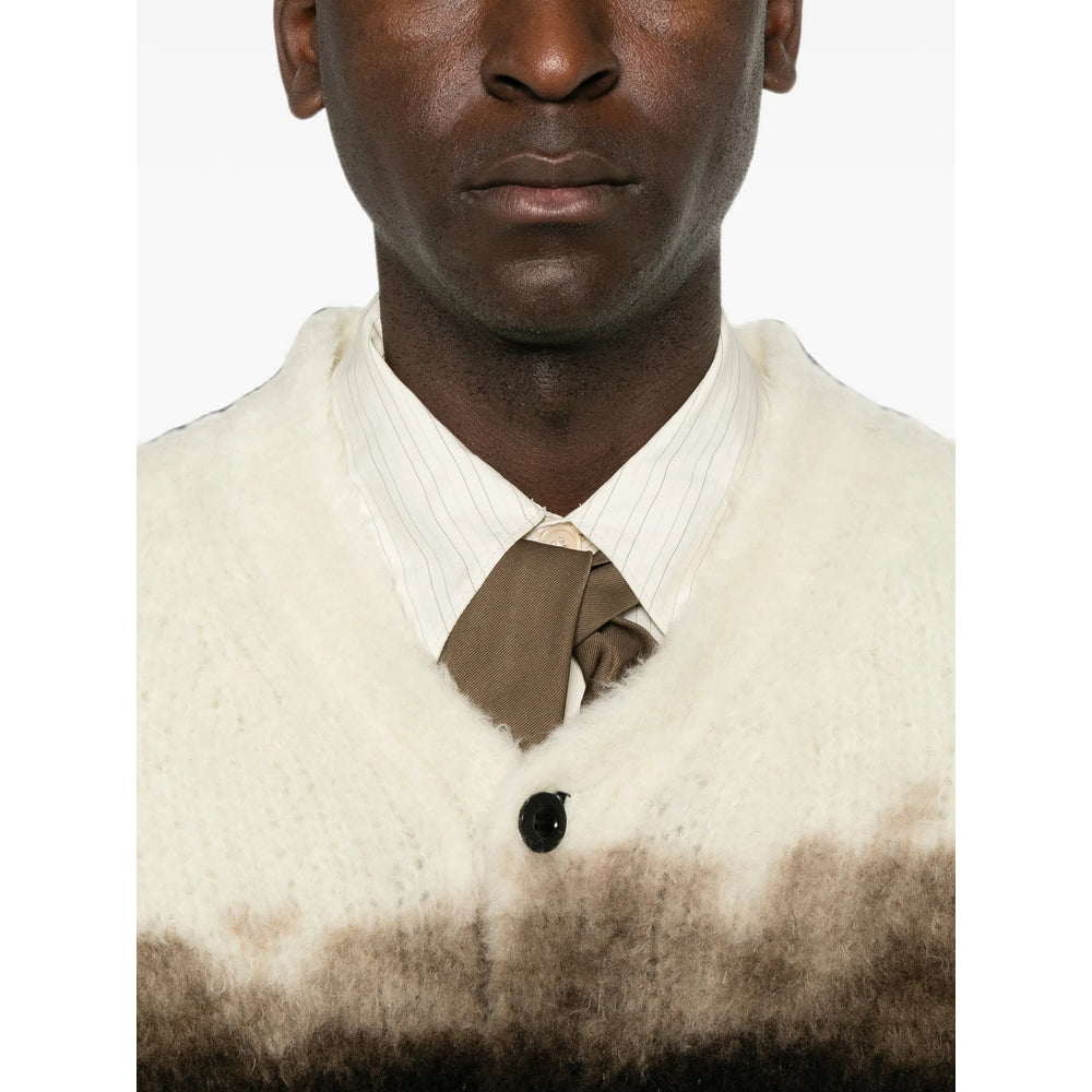 Sacai White Sweaters & Knitwear - Cardigans Men SACAI