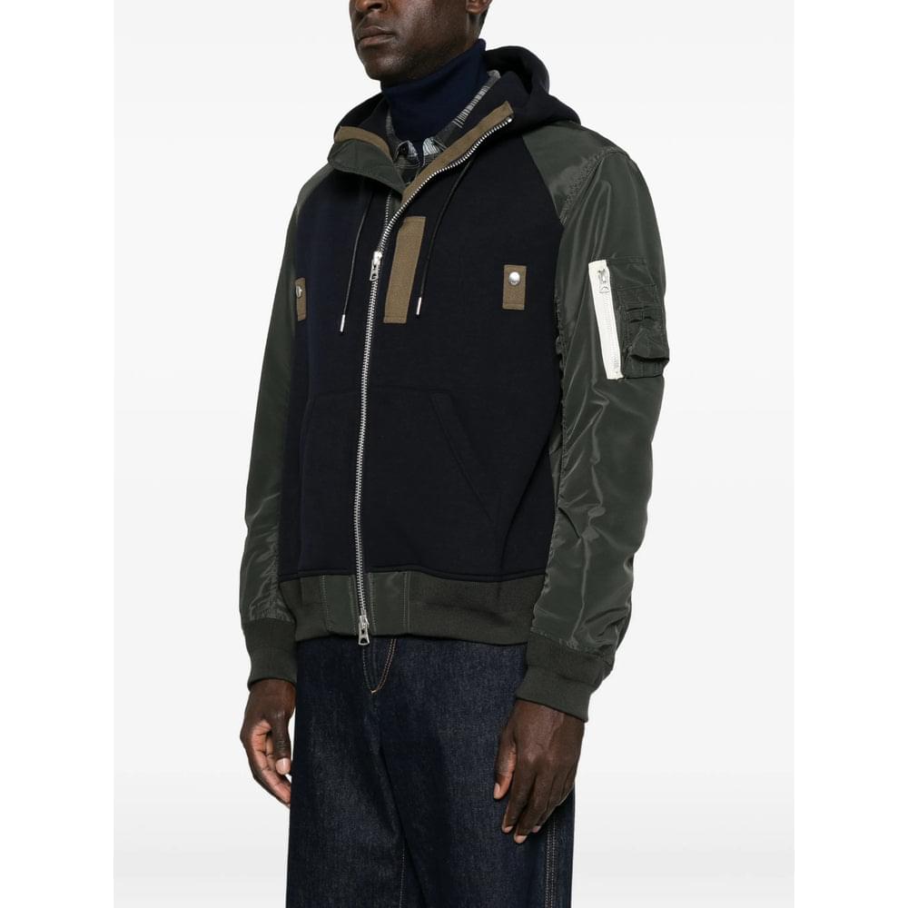 Sacai Green Jackets - Bomber Jackets Men SACAI