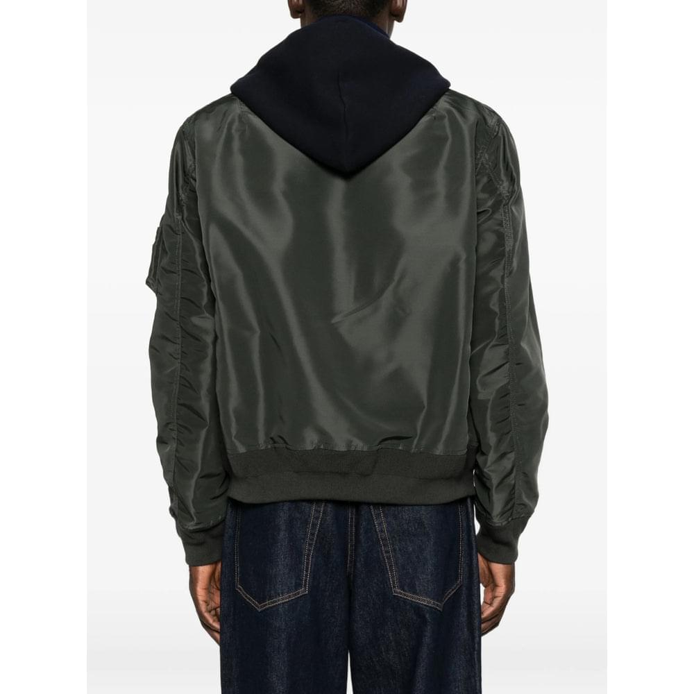 Sacai Green Jackets - Bomber Jackets Men SACAI