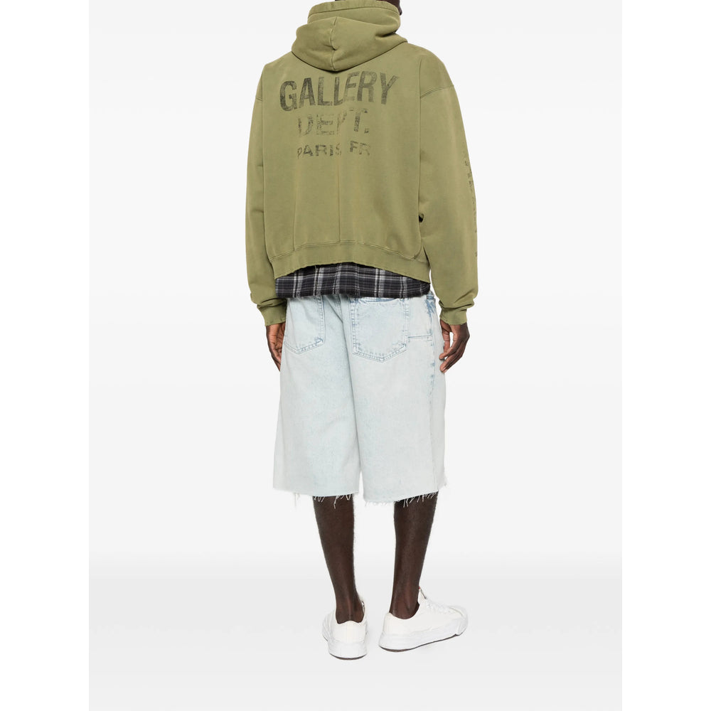 Gallery Dept. Green Sweaters & Knitwear - Hoodies Men GALLERY DEPT.