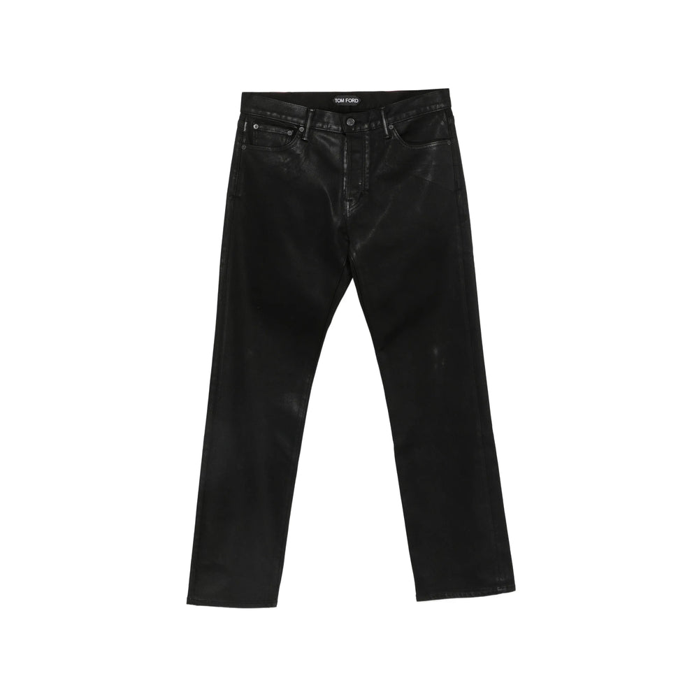 Tom Ford Black Trousers - Regular & Straight-Leg Trousers Men TOM FORD