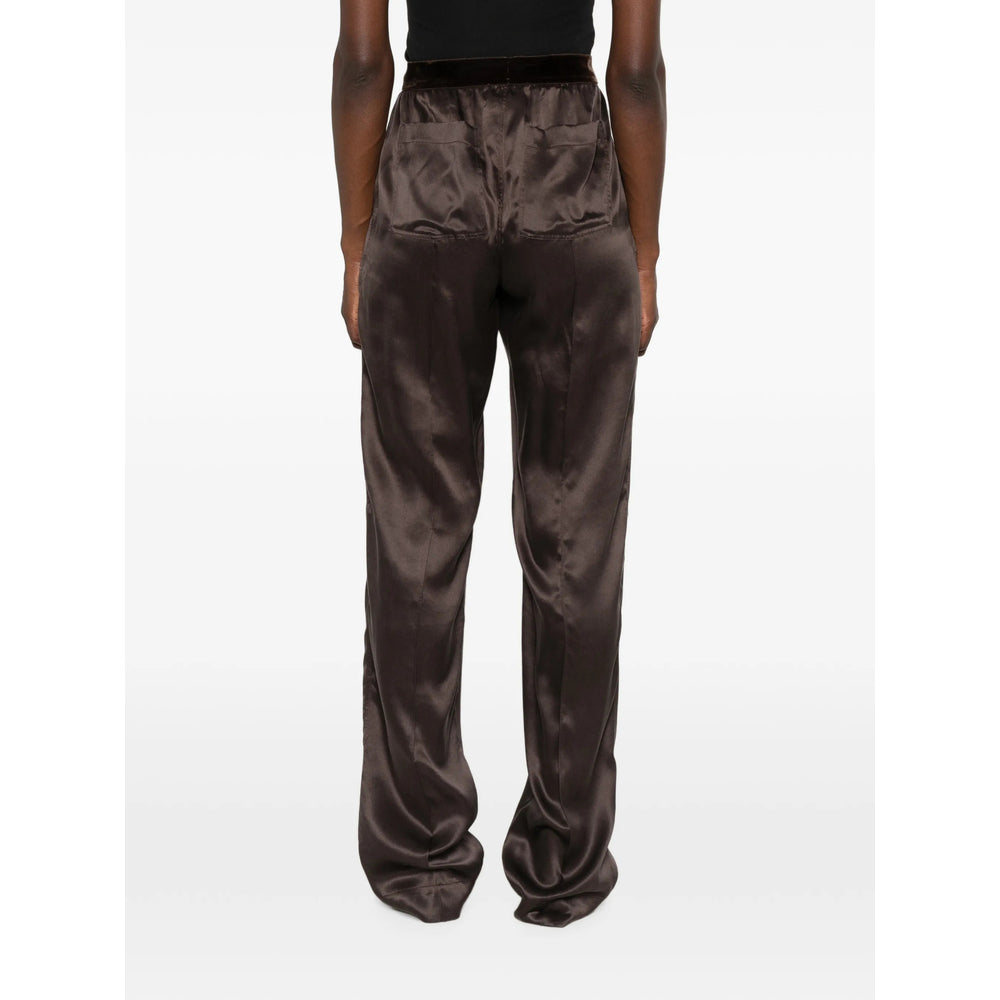 Tom Ford Brown Trousers - Straight Trousers Women TOM FORD