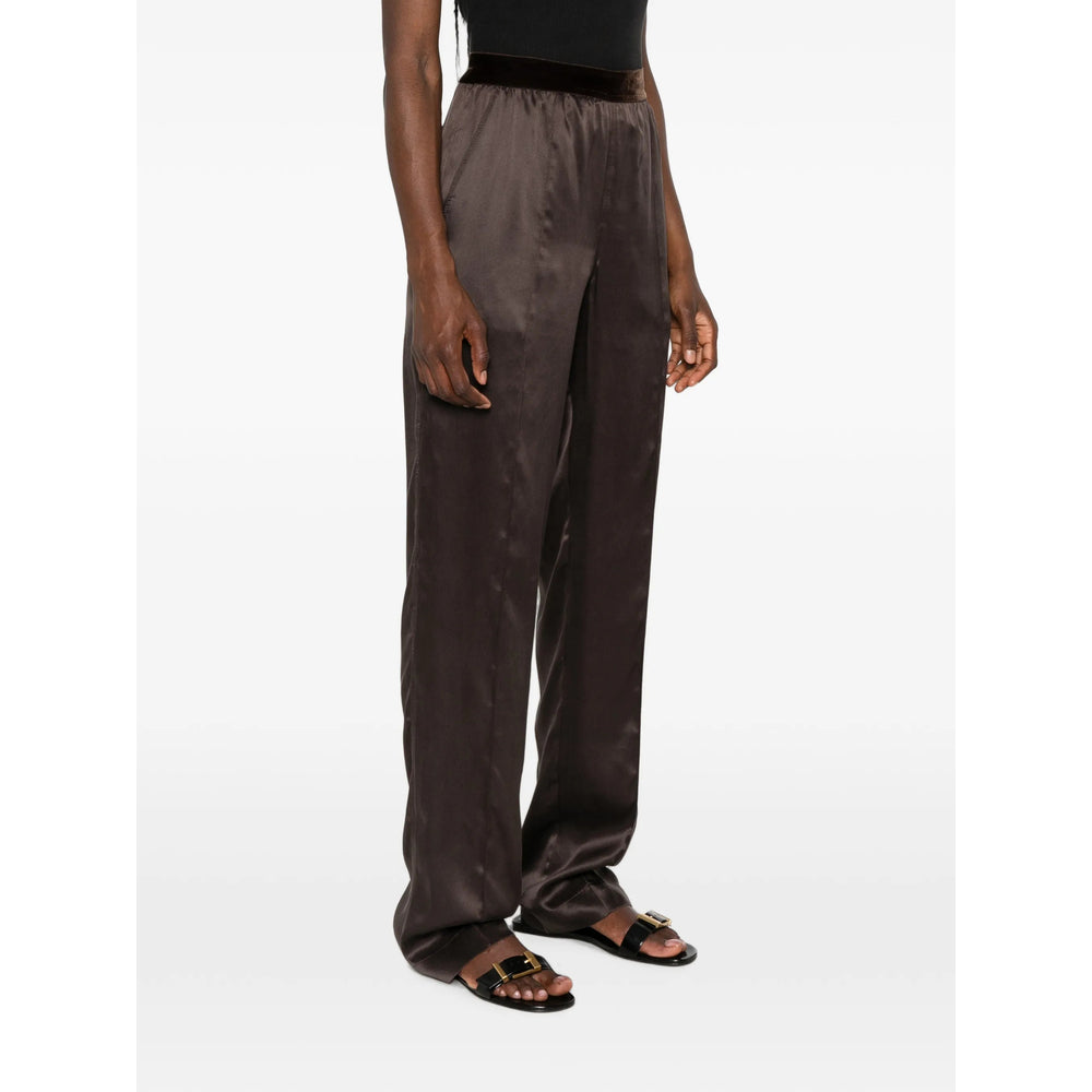 Tom Ford Brown Trousers - Straight Trousers Women TOM FORD