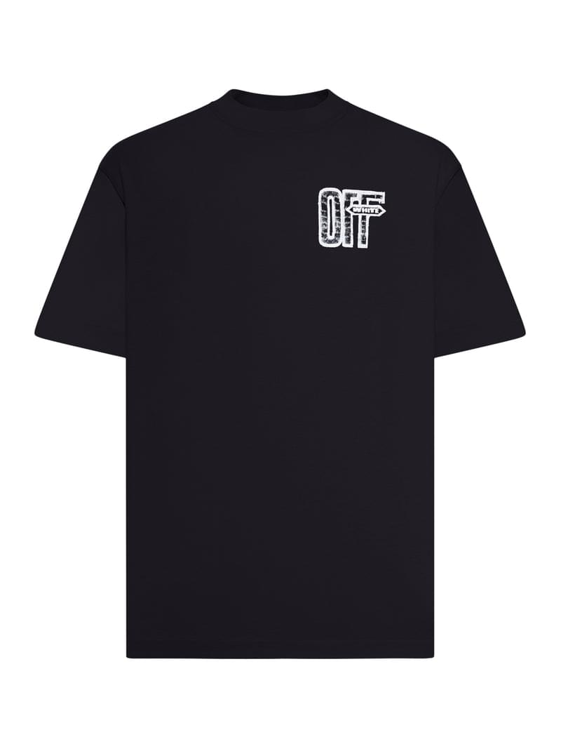 Off-White Men T-Shirt With Logo And Arrow Sketch Print OFF-WHITE