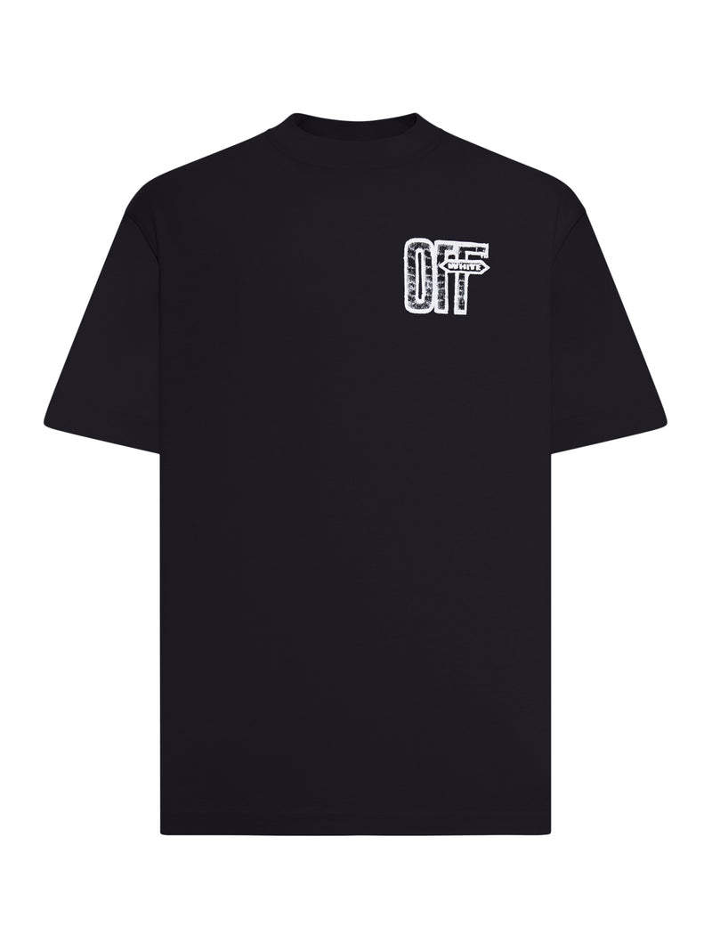 Off-White Men T-Shirt With Logo And Arrow Sketch Print OFF-WHITE