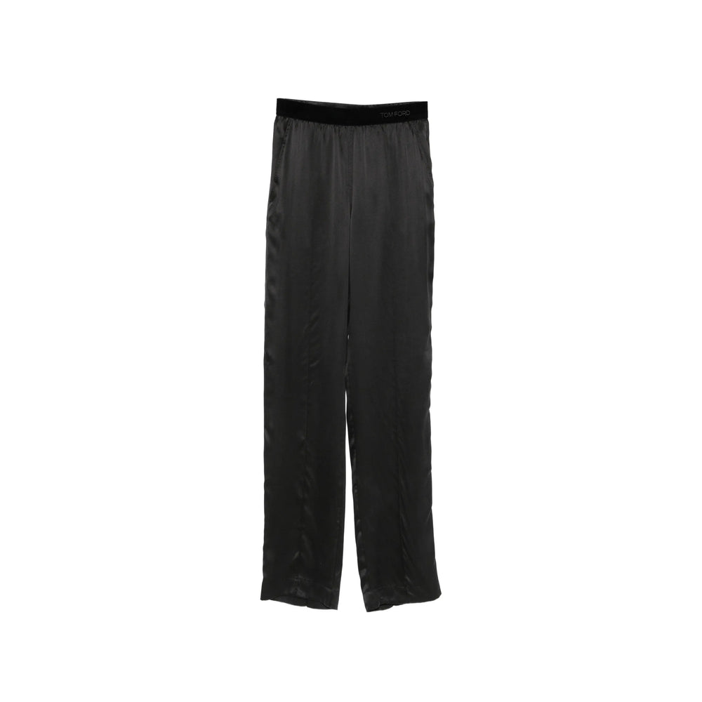 Tom Ford Black Trousers - Straight Trousers Women TOM FORD