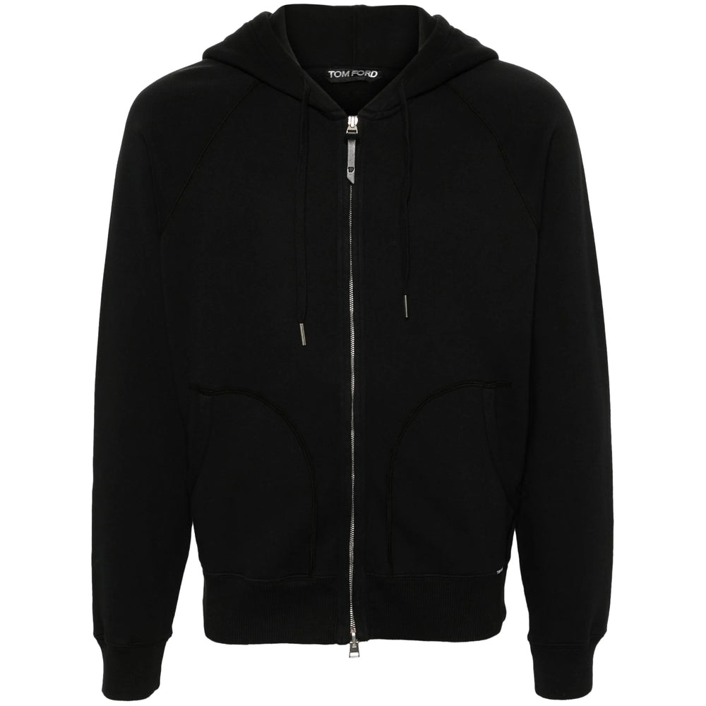 Tom Ford Black Sweaters & Knitwear - Hoodies Men TOM FORD