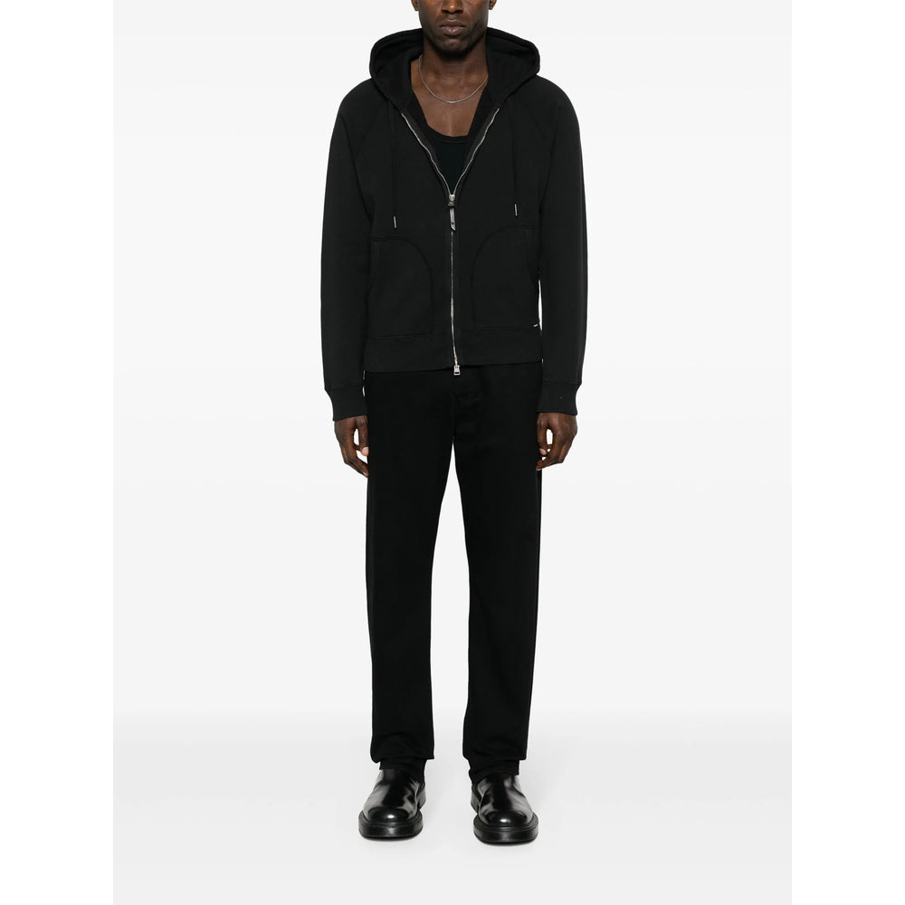 Tom Ford Black Sweaters & Knitwear - Hoodies Men TOM FORD