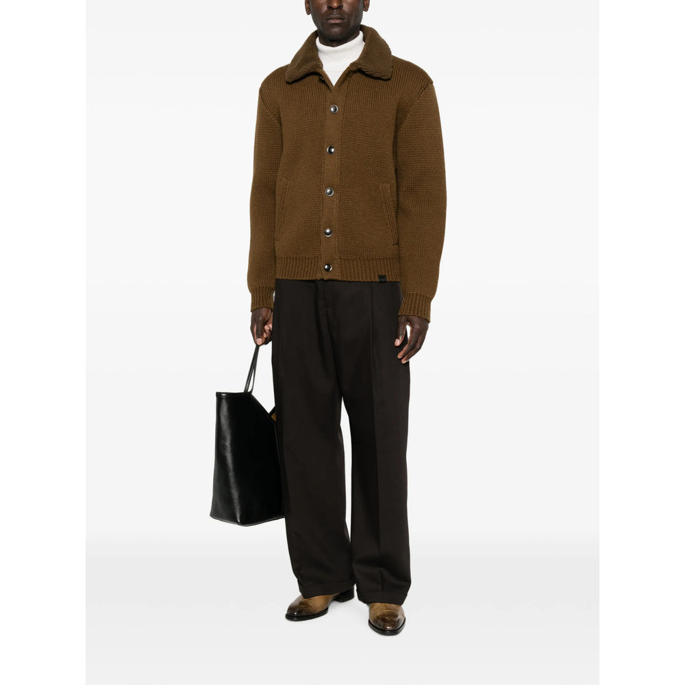 Tom Ford Brown Sweaters & Knitwear - Cardigans Men TOM FORD