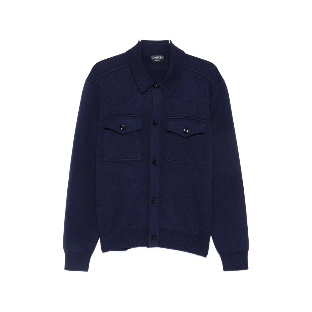 Tom Ford Blue Jackets - Shirt Jackets Men TOM FORD