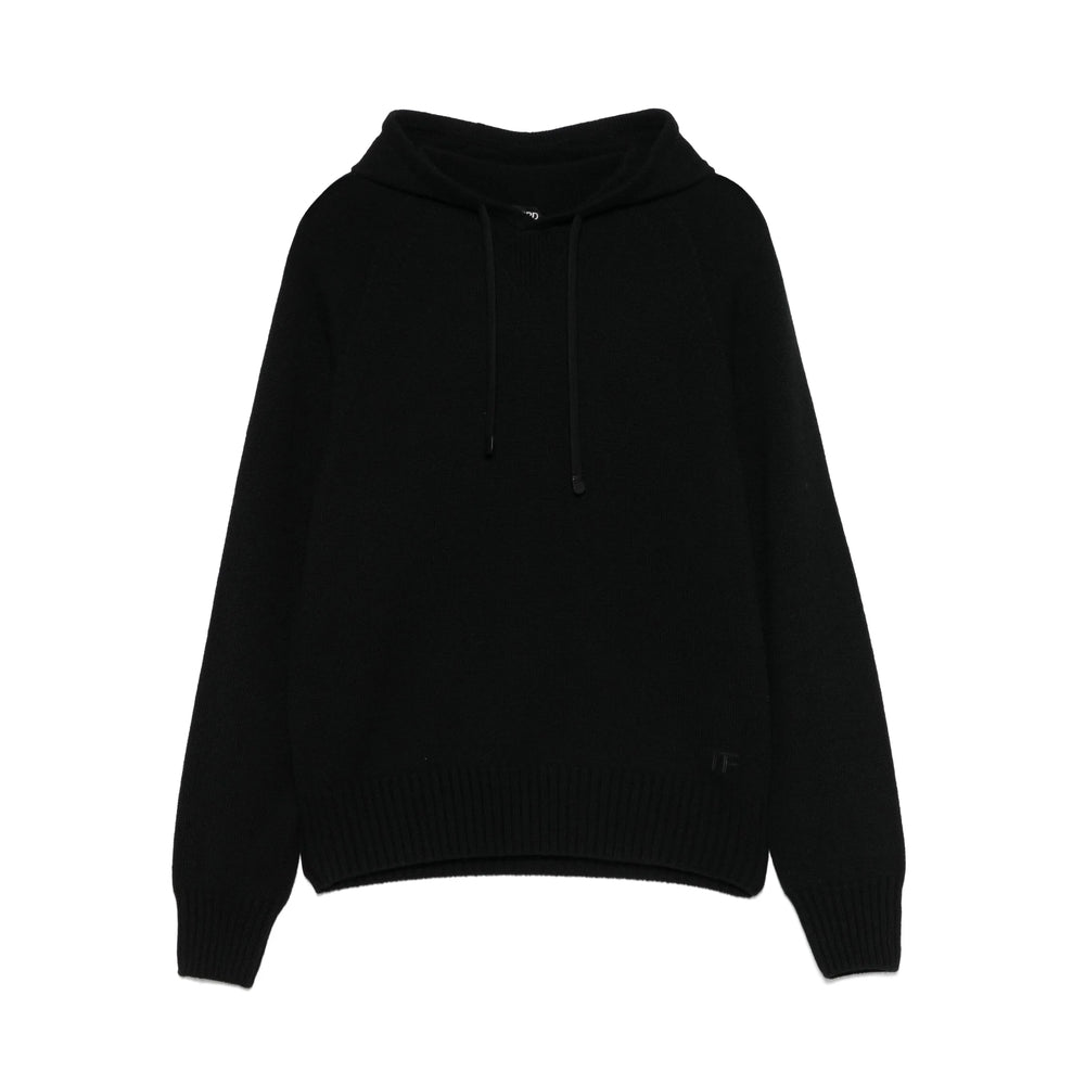 Tom Ford Black Sweaters & Knitwear - Hoodies Men TOM FORD