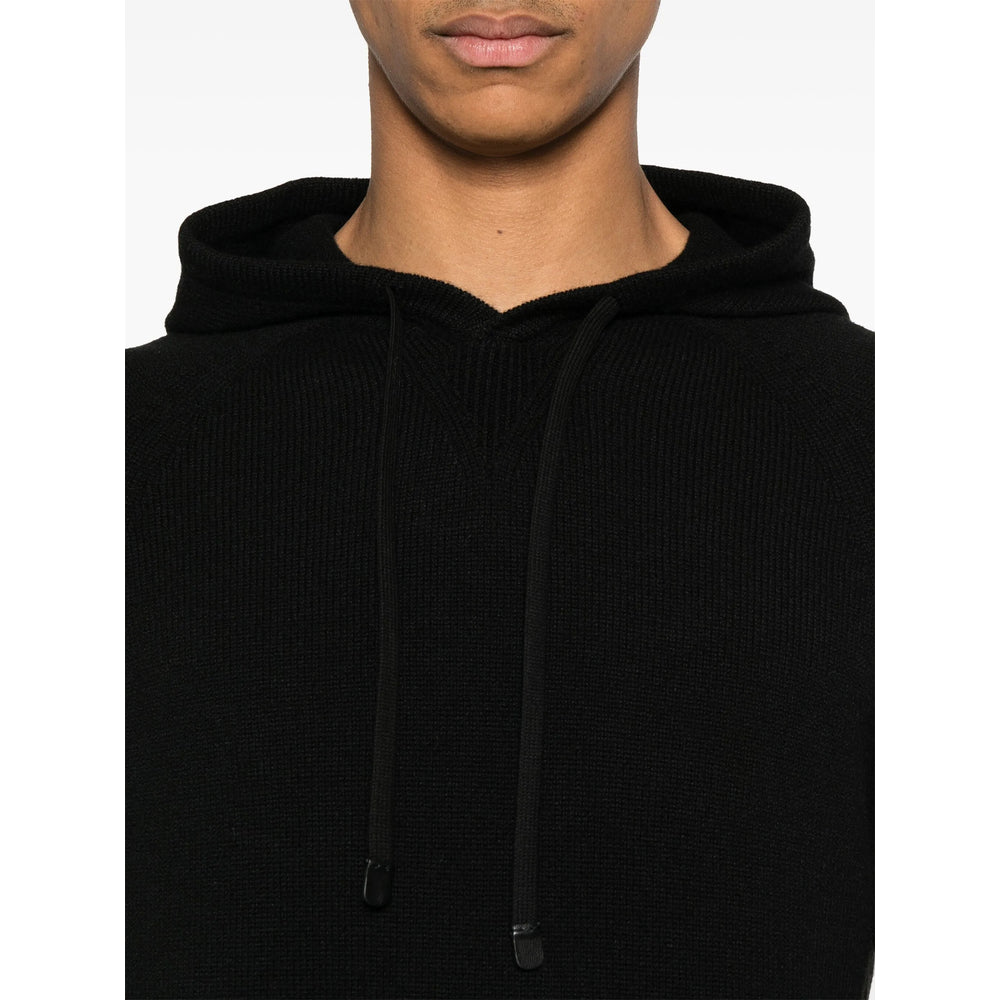 Tom Ford Black Sweaters & Knitwear - Hoodies Men TOM FORD
