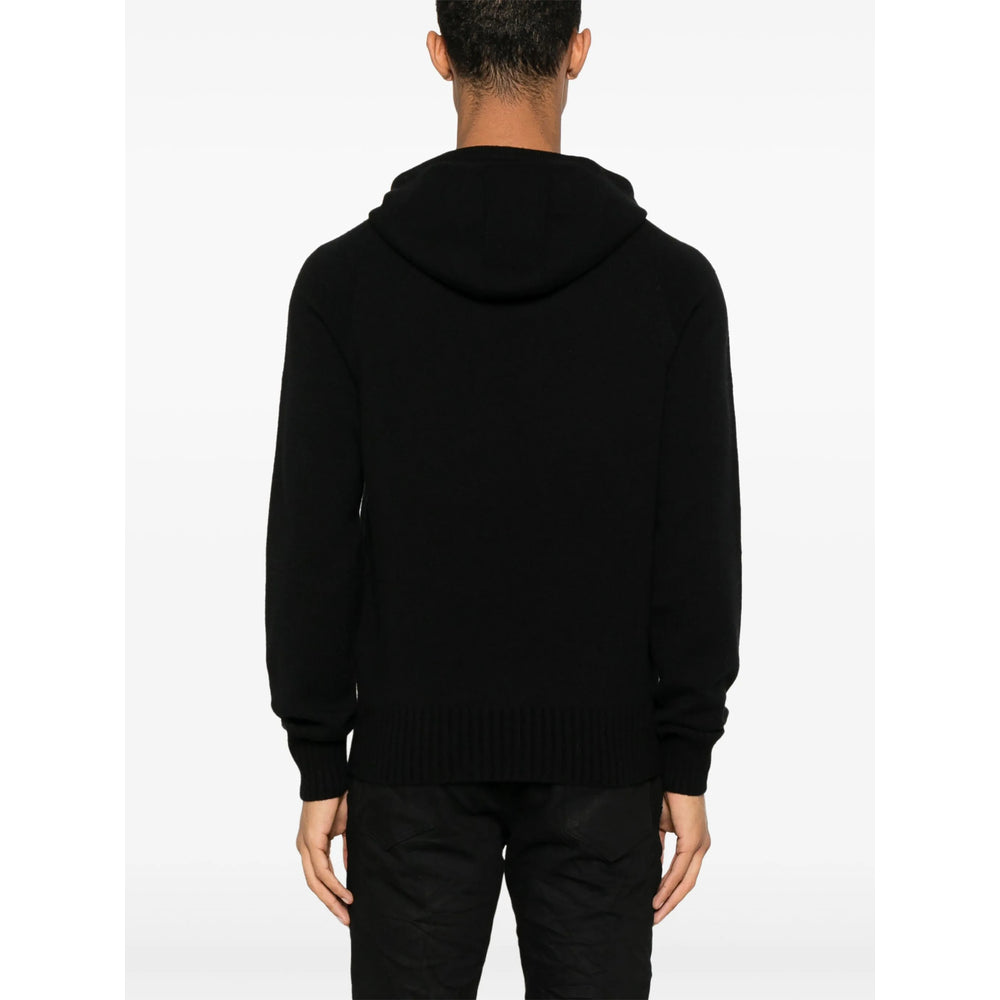 Tom Ford Black Sweaters & Knitwear - Hoodies Men TOM FORD