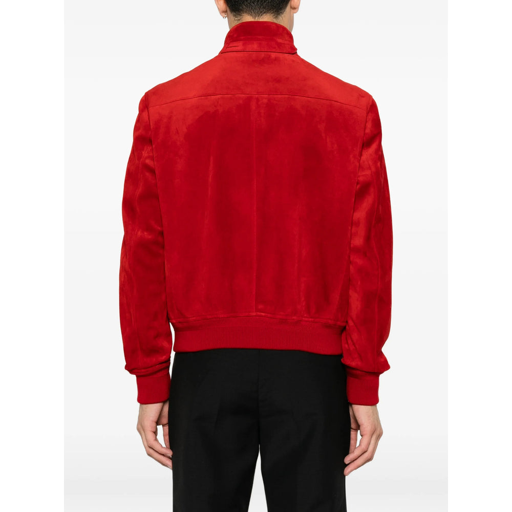 Tom Ford Red Jackets - Leather Jackets Men