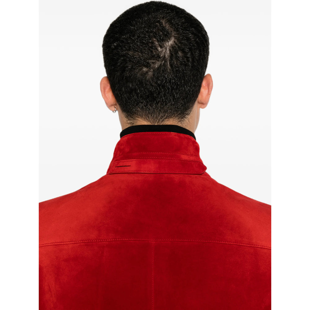 Tom Ford Red Jackets - Leather Jackets Men