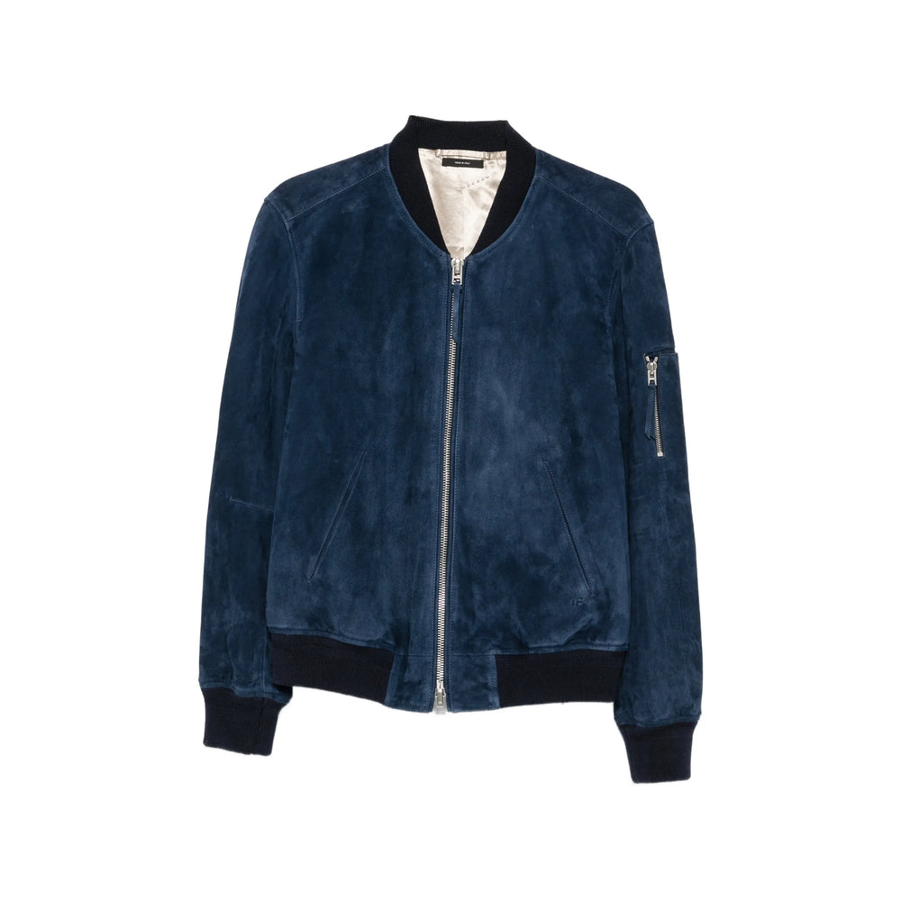 Tom Ford Blue Jackets - Leather Jackets Men TOM FORD