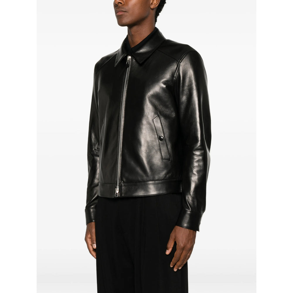 Tom Ford Black Jackets - Leather Jackets Men TOM FORD