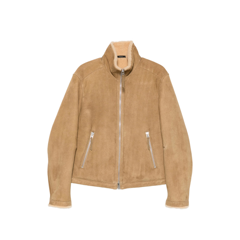 Tom Ford Brown Jackets - Leather Jackets Men TOM FORD