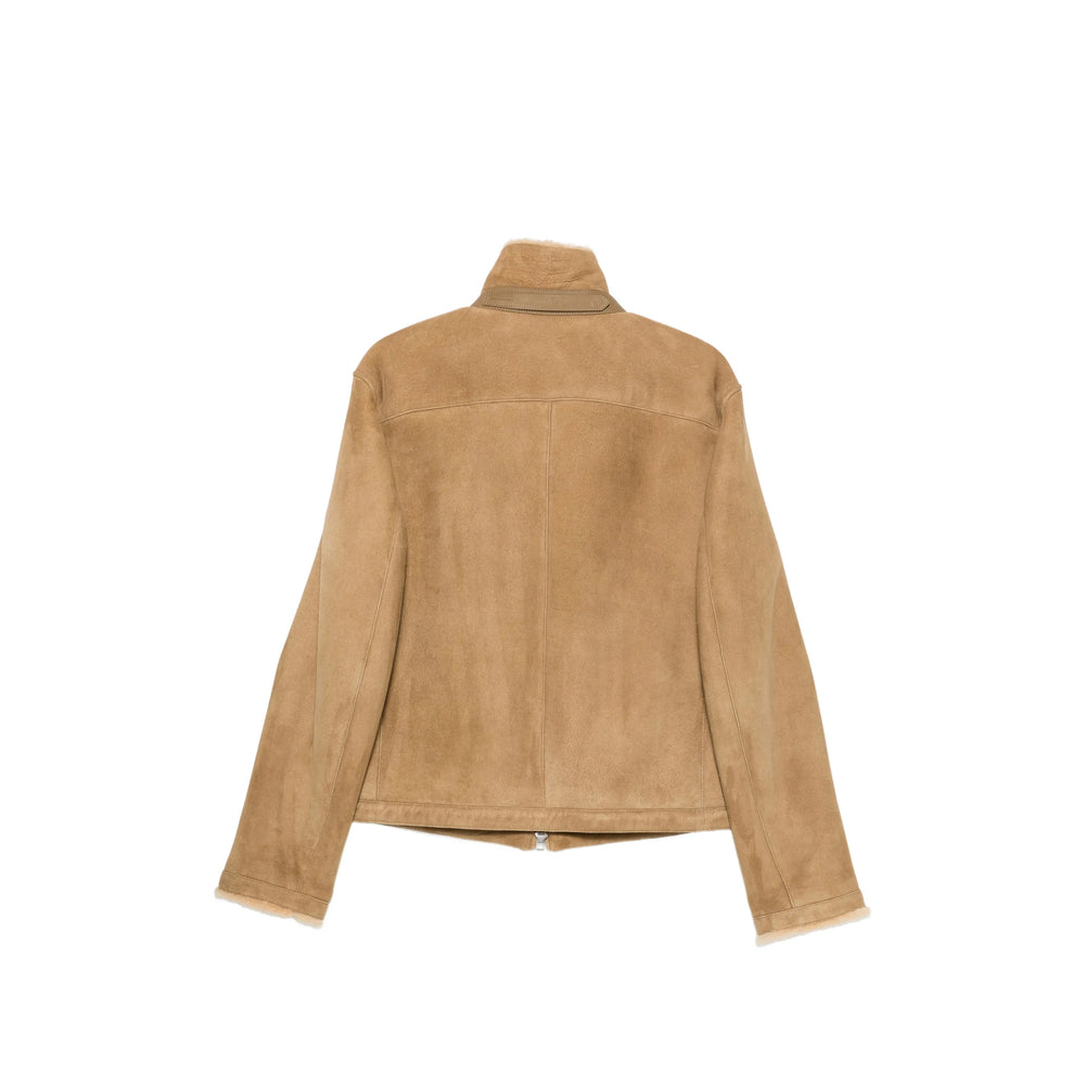 Tom Ford Brown Jackets - Leather Jackets Men TOM FORD